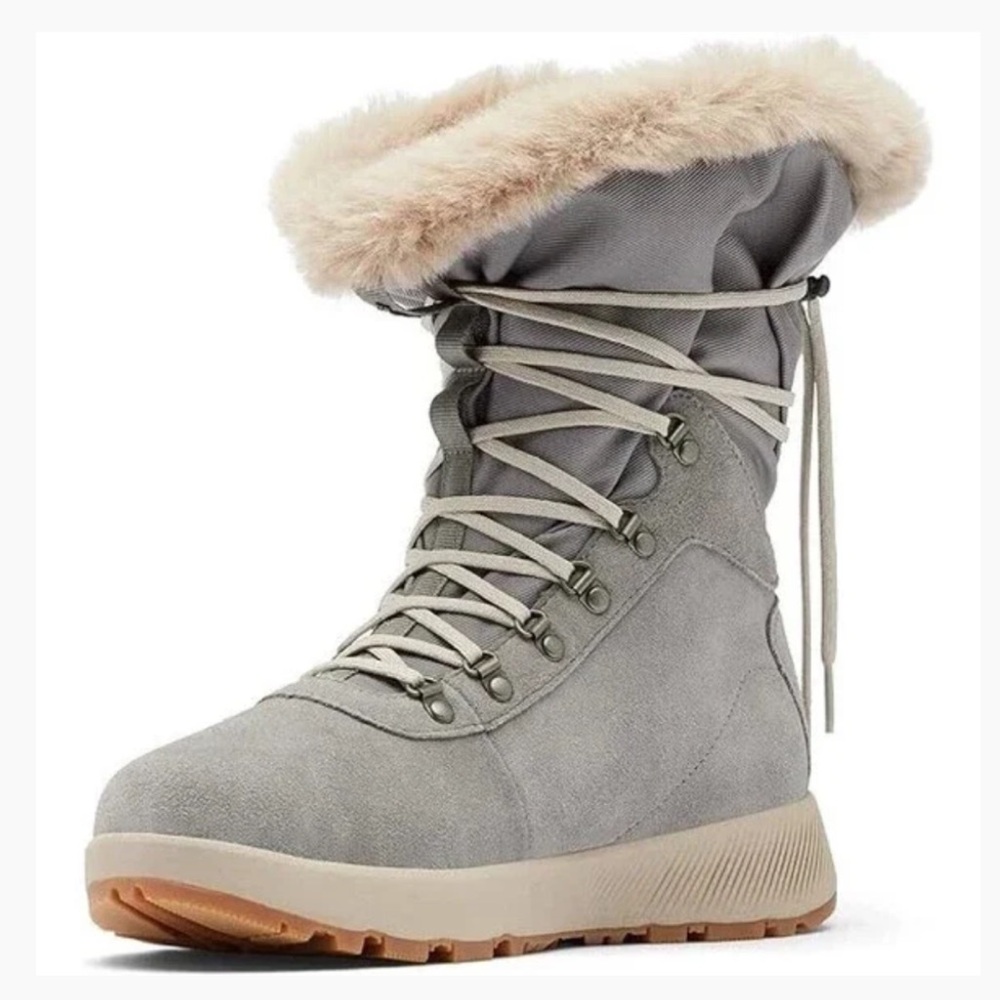 Columbia Slopeside‎ Village BL0150-049 Women's Gray Snow Boots